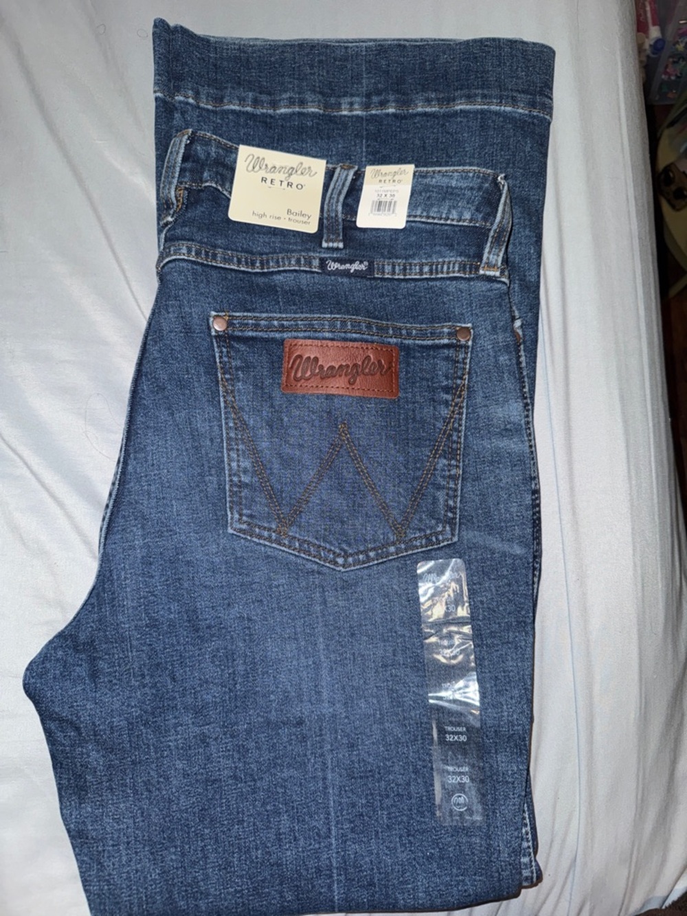 Wrangler Retro Bailey High Rise Trouser Jeans NWT 32x30 Western